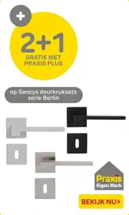 Praxis Op Sencys deurkruksets serie Berlin aanbieding