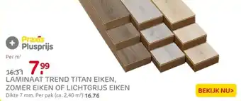 Laminaat trend titan eiken, zomer eiken of lichtgrijs eiken