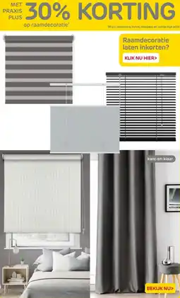 Praxis Op raamdecoratie aanbieding