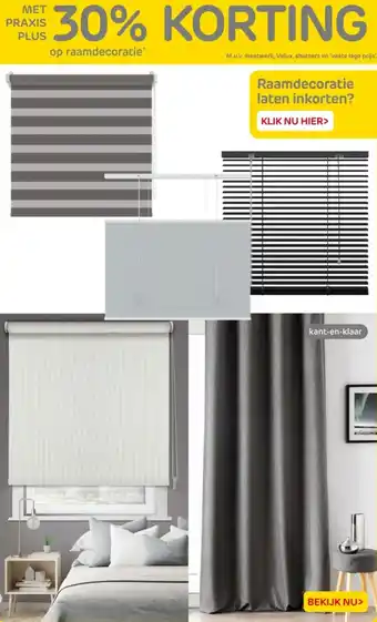 Praxis Op raamdecoratie aanbieding