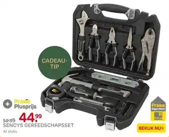 Praxis Sencys gereedschapsset aanbieding