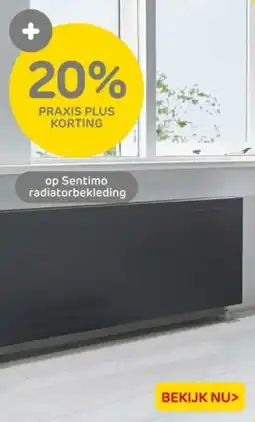 Praxis Op Sentimo radiatorbekleding aanbieding