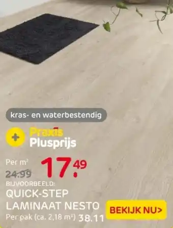 Praxis Quick-step laminaat nesto aanbieding