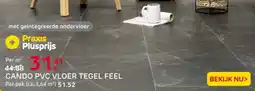 Praxis Cando pvc vloer tegel feel aanbieding
