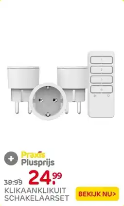 Praxis Klikaanklikuit schakelaarset aanbieding