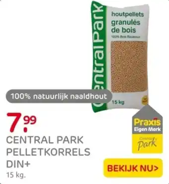 Praxis Central park pelletkorrels din+ aanbieding