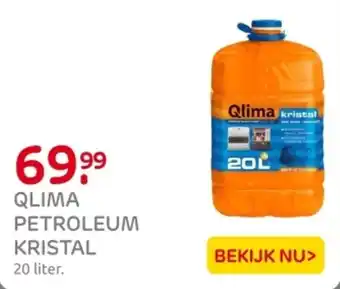 Praxis Qlima petroleum kristal aanbieding