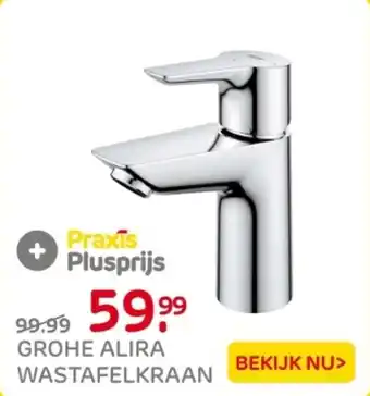 Praxis Grohe alira wastafelkraan aanbieding