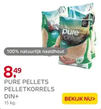 Praxis Pure pellets pelletkorrels din+ aanbieding