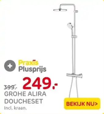 Praxis Grohe alira doucheset aanbieding