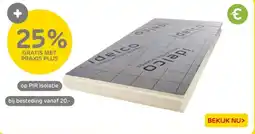 Praxis Op PIR isolatie aanbieding