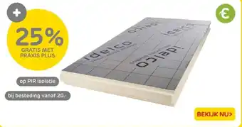 Praxis Op PIR isolatie aanbieding