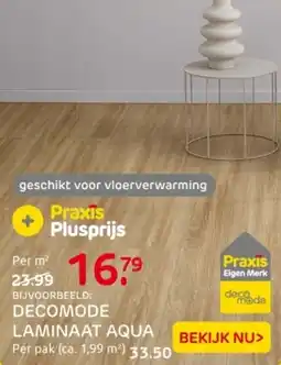 Praxis Decomode laminaat aqua aanbieding