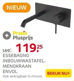 Praxis Essebagno inbouw wastafelmengkraan envol aanbieding