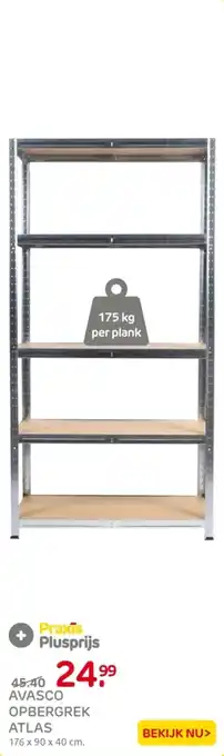 Praxis Avasco opbergrek atlas aanbieding