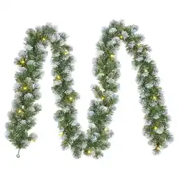 Pets Place Black Box Trees Slinger Frosted Led 20 Lamps - Kunstgroen - Ø20x270 cm Groen Tips 140 aanbieding