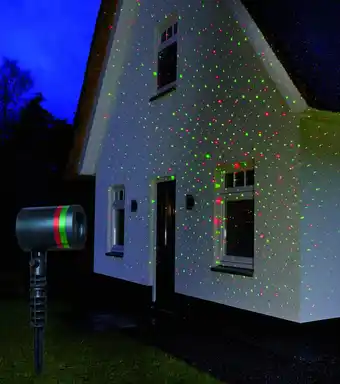 Pets Place Anna's Collection Outdoor Laser 9 Funct. - Kerstverlichting - Rood Groen aanbieding