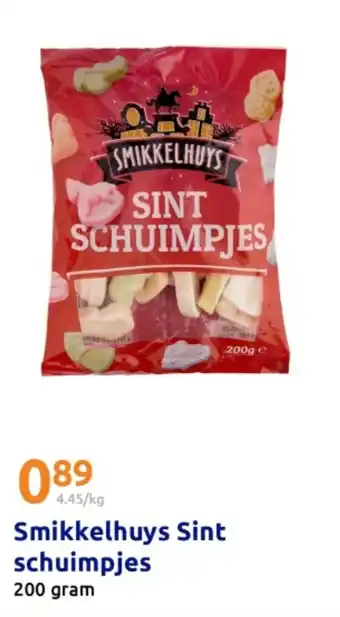 Action Smikkelhuys Sint schuimpjes aanbieding