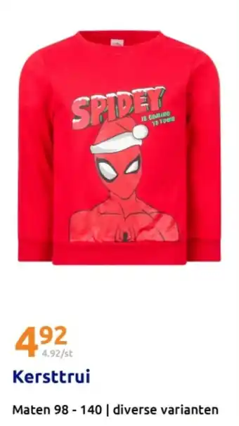Action Kersttrui aanbieding