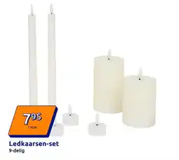 Action Ledkaarsen-set aanbieding