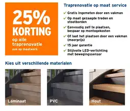 GAMMA Op alle traprenovatie aanbieding