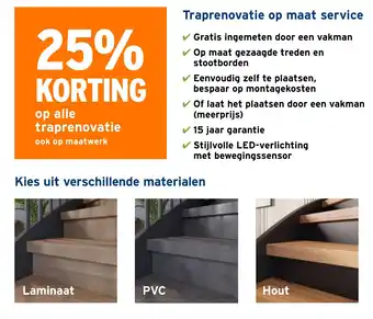 GAMMA Op alle traprenovatie aanbieding