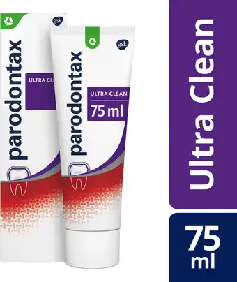 Bol.com Parodontax Ultra Clean dagelijkse tandpasta tegen bloedend tandvlees 75 ml aanbieding