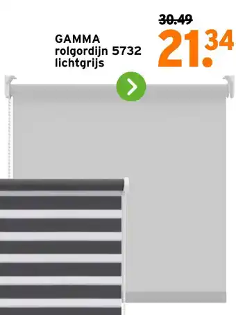 GAMMA GAMMA rolgordijn 5732 lichtgrijs aanbieding