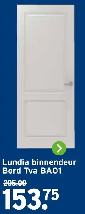 GAMMA Lundia binnendeur Bord Tva BA01 aanbieding
