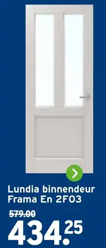 GAMMA Lundia binnendeur Frama En 2F03 aanbieding