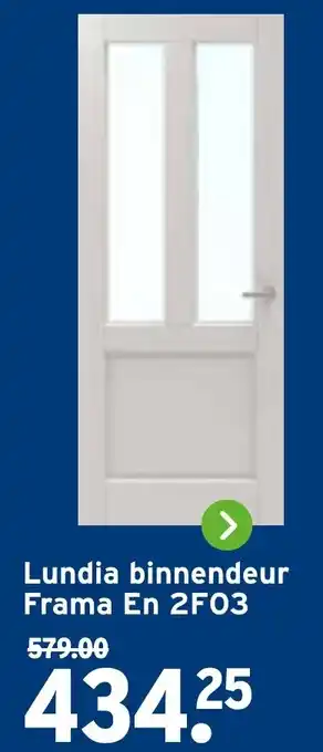 GAMMA Lundia binnendeur Frama En 2F03 aanbieding