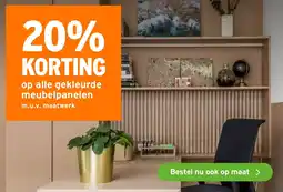 GAMMA Op alle gekleurde meubelpanelen aanbieding