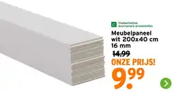 GAMMA Meubelpaneel wit aanbieding