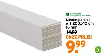 GAMMA Meubelpaneel wit aanbieding
