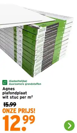 GAMMA Agnes plafondplaat wit stuc aanbieding