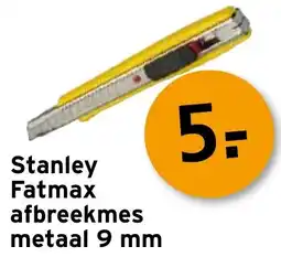GAMMA Stanley Fatmax afbreekmes metaal aanbieding