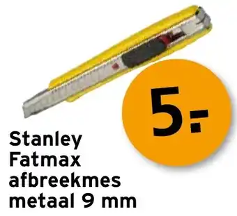 GAMMA Stanley Fatmax afbreekmes metaal aanbieding