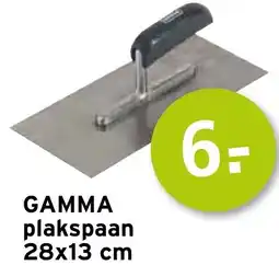 GAMMA GAMMA plakspaan aanbieding