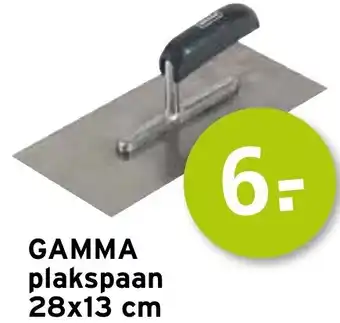 GAMMA GAMMA plakspaan aanbieding