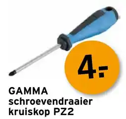 GAMMA GAMMA schroevendraaier kruiskop PZ2 aanbieding