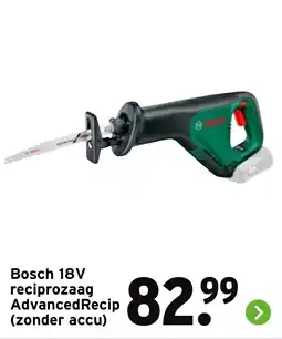 GAMMA Bosch 18V reciprozaag Advanced Recip aanbieding