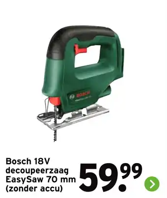 GAMMA Bosch 18V decoupeerzaag EasySaw 70 mm aanbieding