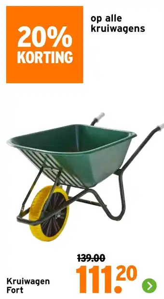 GAMMA Kruiwagen Fort aanbieding