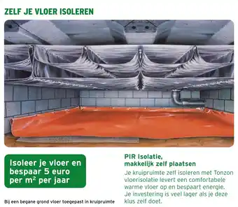GAMMA Zelf je vloer isoleren aanbieding