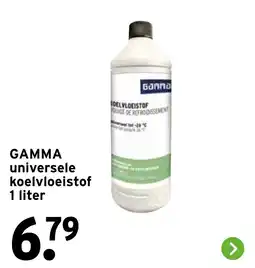 GAMMA GAMMA universele koelvloeistof aanbieding