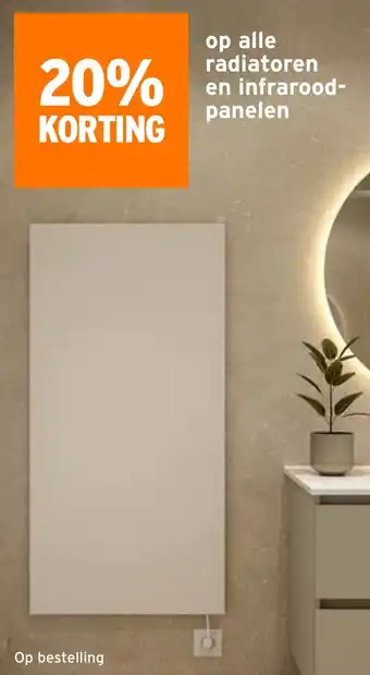 GAMMA Op alle radiatoren en infraroodpanelen aanbieding
