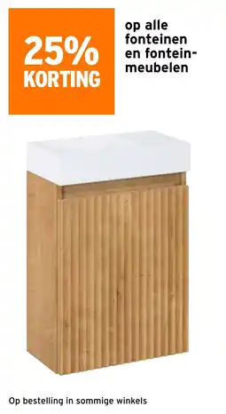 GAMMA Op alle fonteinen en fonteinmeubelen aanbieding