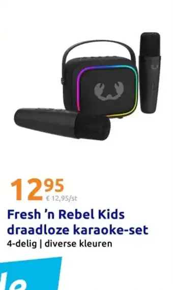 Action Fresh 'n Rebel Kids draadloze karaoke-set aanbieding