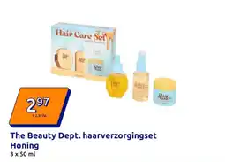 Action The Beauty Dept. haarverzorgingset Honing aanbieding