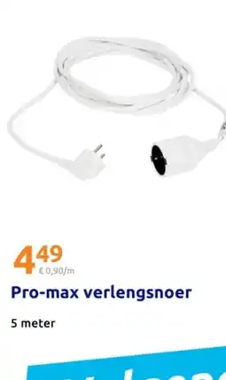 Action Pro-max verlengsnoer aanbieding